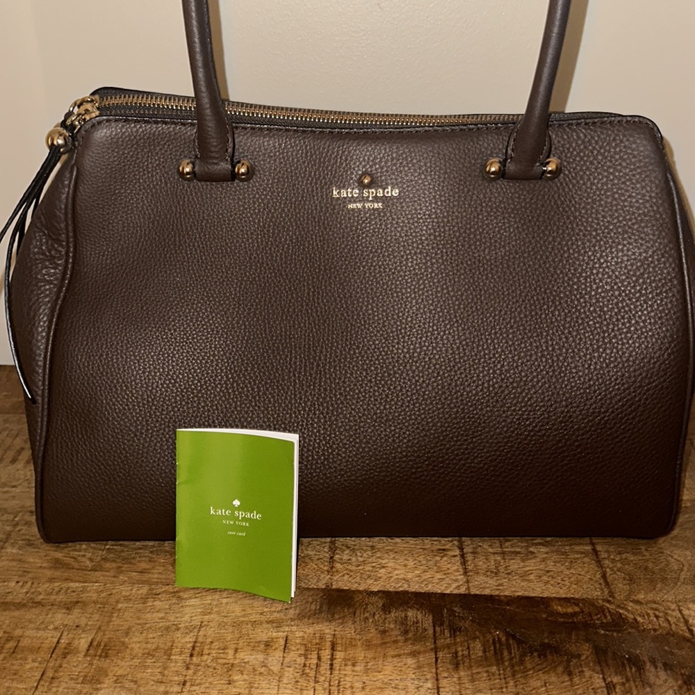 Kate Spade Pebbled Brown Tote